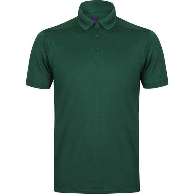 Henbury Stretch Polo Shirt With Wicking Finish (Slim Fit)