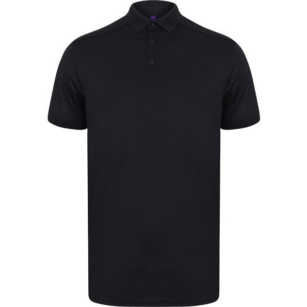 Henbury Stretch Polo Shirt With Wicking Finish (Slim Fit)