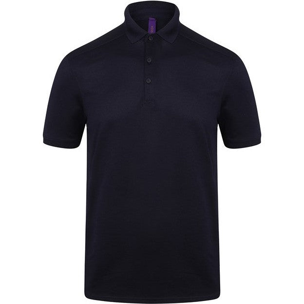 Henbury Stretch Polo Shirt With Wicking Finish (Slim Fit)
