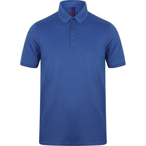 Henbury Stretch Polo Shirt With Wicking Finish (Slim Fit)