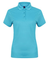 Henbury Women's Stretch Polo Shirt With Wicking Finish (Slim Fit)