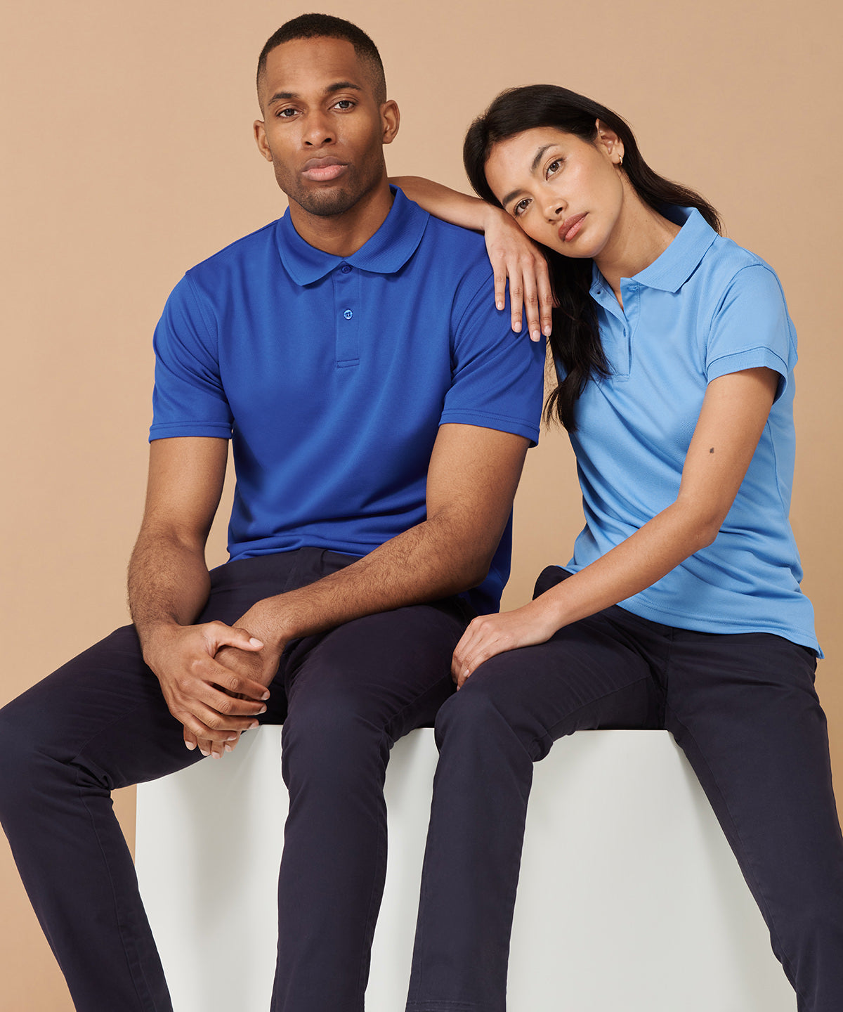 Henbury Coolplus® Polo Shirt - Sapphire Blue