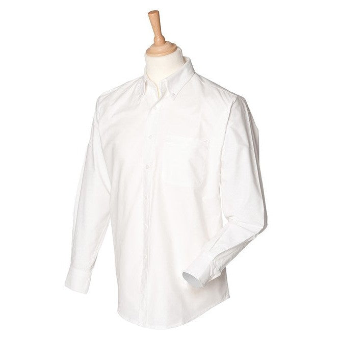 Henbury Long Sleeve Classic Oxford Shirt