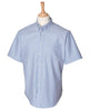 Henbury Short Sleeve Classic Oxford Shirt