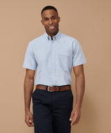 Henbury Short Sleeve Classic Oxford Shirt