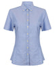 Henbury Women's Modern Short Sleeve Oxford Shirt