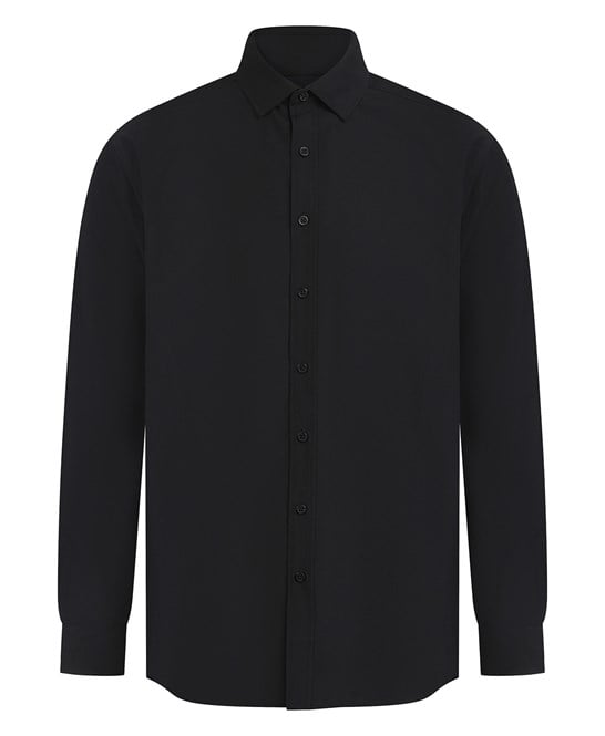 Henbury HB582 Long Sleeve ‘cotton-Feel’ Coolplus® Shirt