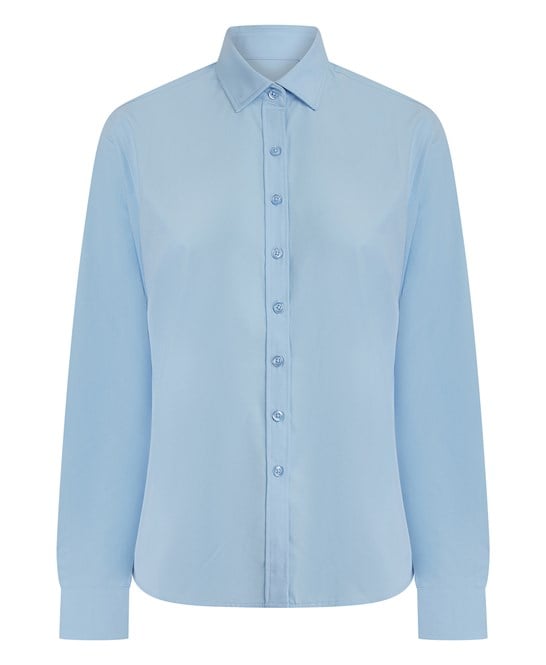 Henbury HB583 Women’s Long Sleeve ‘cotton-Feel’ Coolplus® Shirt
