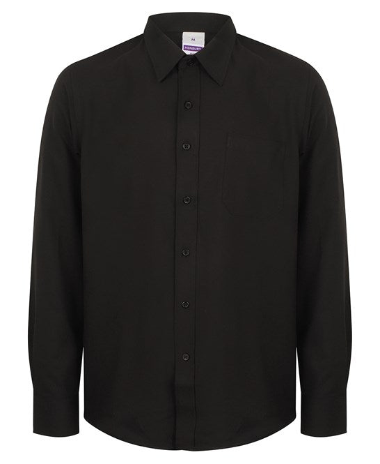 Henbury Wicking Antibacterial Long Sleeve Shirt