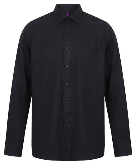 Henbury Wicking Antibacterial Long Sleeve Shirt