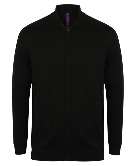 Henbury Unisex Zip-Through Cardigan