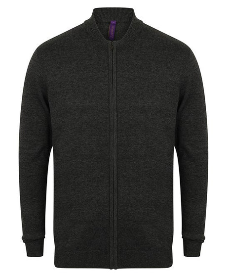 Henbury Unisex Zip-Through Cardigan