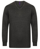 Henbury 12 Gauge V-Neck Jumper