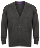 Henbury V-Button Cardigan