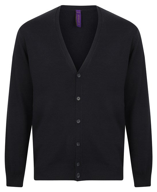 Henbury V-Button Cardigan