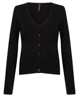 Henbury Women's V-Neck Cardigan