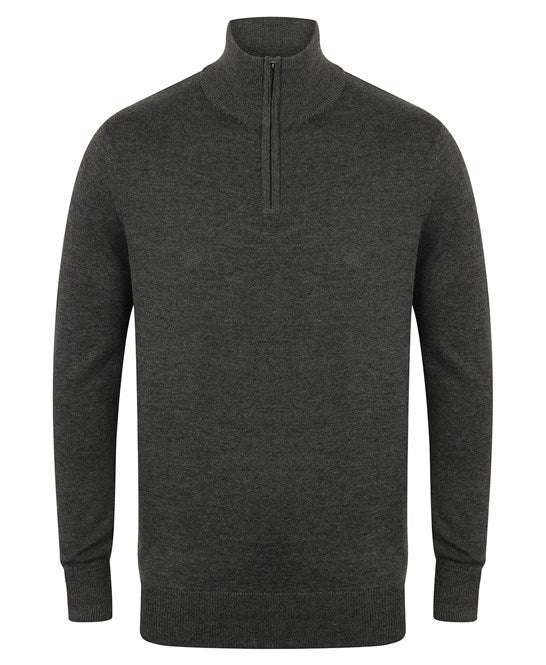 Henbury ¼ Zip Jumper