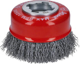 Bosch Professional X-LOCK Cup Brush - Crimped Steel, 75mm, 0.3mm Thickness