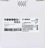 Bosch Professional X-LOCK Fibre Disc R780 - Best for Metal + Inox - 115 x 22.23 mm, G120