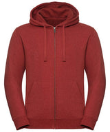 Russell Europe Authentic Melange Zipped Hood Sweatshirt