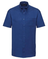 Russell Collection Short Sleeve Easycare Oxford Shirt