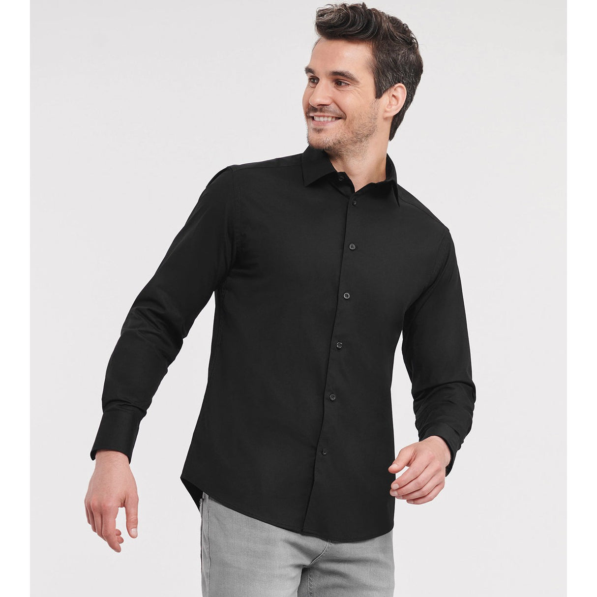 Russell Collection Long Sleeve Easycare Fitted Shirt