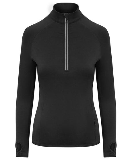 Awdis Just Cool Women's Cool Flex Long Half-Zip Top