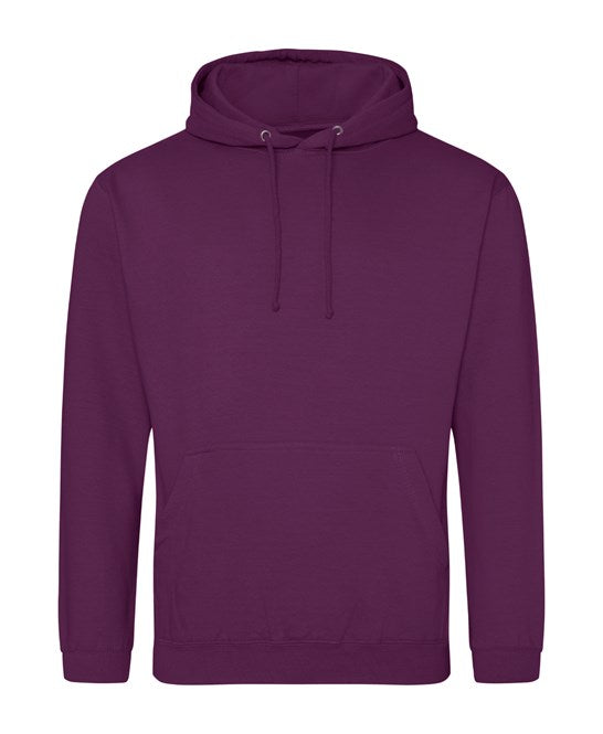 Awdis Just Hoods College Hoodie - Plum