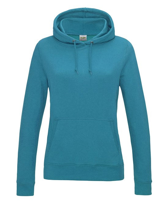 Awdis Just Hoods Women's College Hoodie - Hawaiian Blue