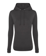 Awdis Just Hoods Women's College Hoodie - Storm Grey