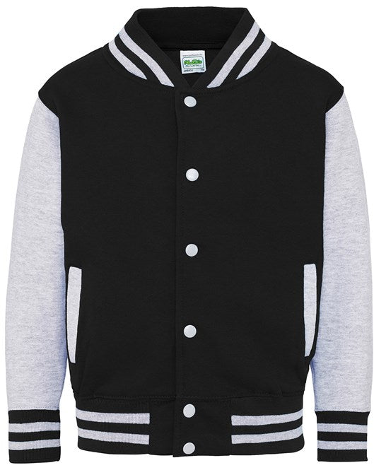 Awdis Just Hoods Kids Varsity Jacket