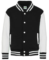 Awdis Just Hoods Kids Varsity Jacket