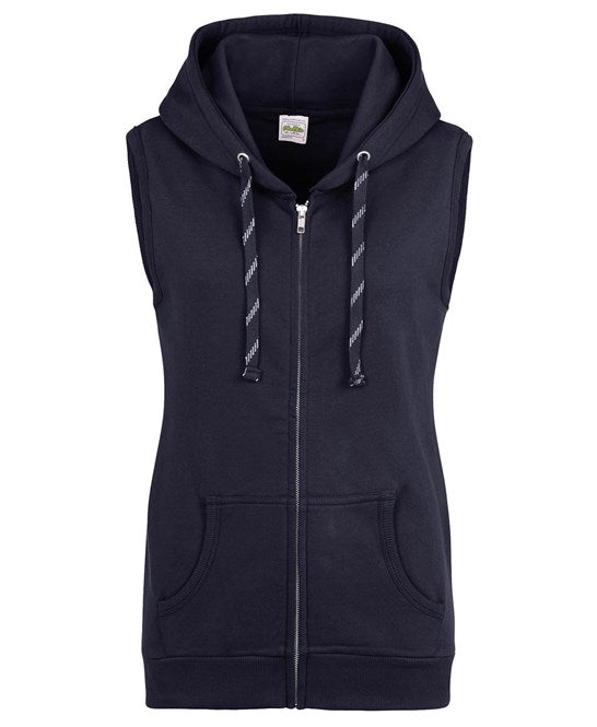 Awdis Just Hoods Women's Sleeveless Zoodie