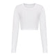 Awdis Just T's Women's Long Sleeve Cropped T