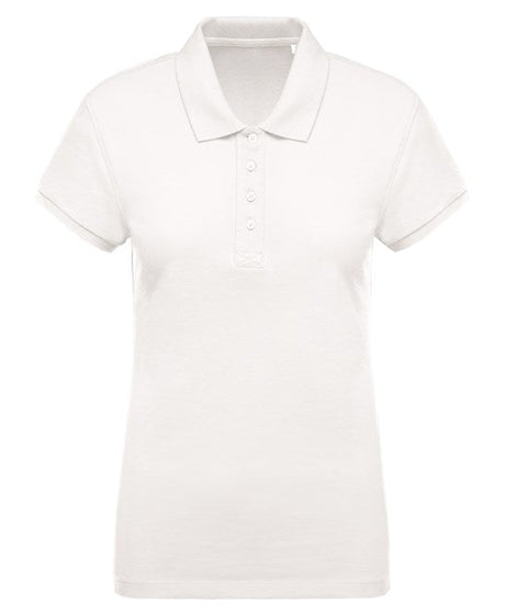 Kariban Ladies’ Organic Piqué Short-Sleeved Polo Shirt