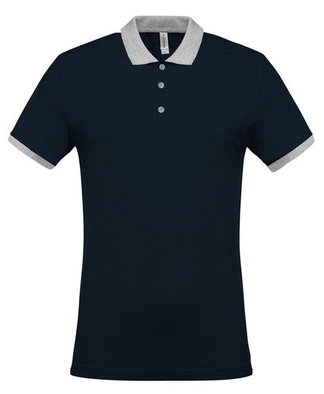 Kariban Two-Tone Piqué Polo Shirt