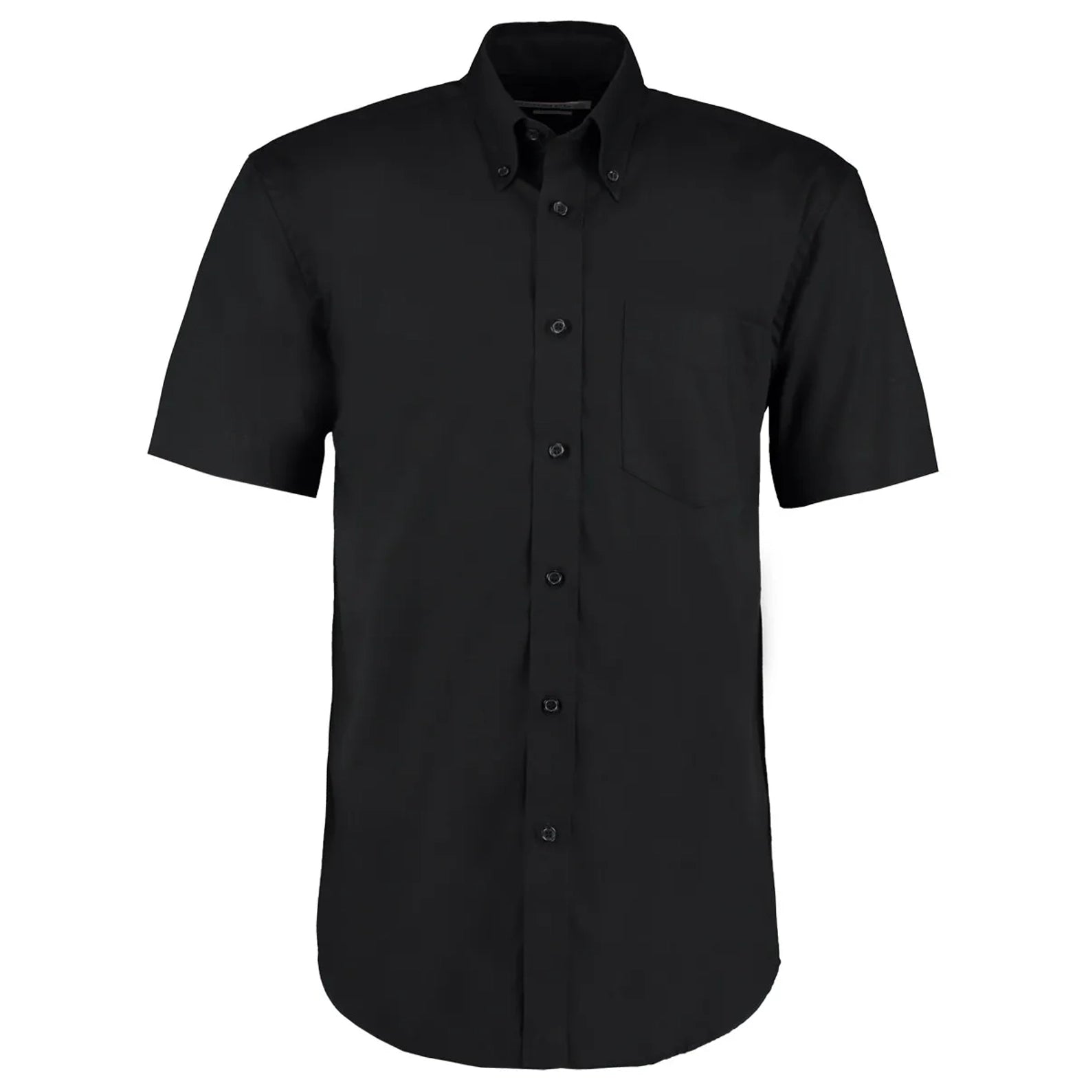 Kustom Kit Corporate Oxford Shirt Short-Sleeved (Classic Fit) - Black