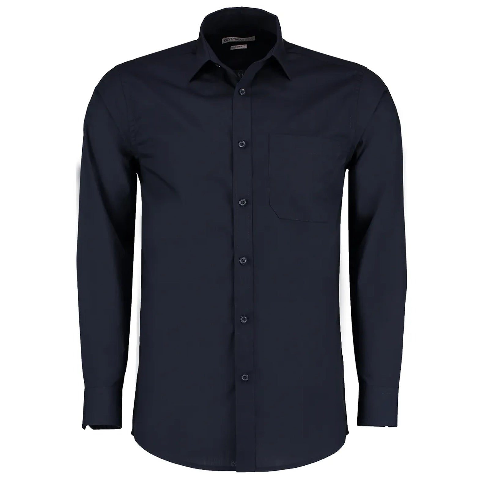 Kustom Kit Poplin Shirt Long-Sleeved (Tailored Fit)