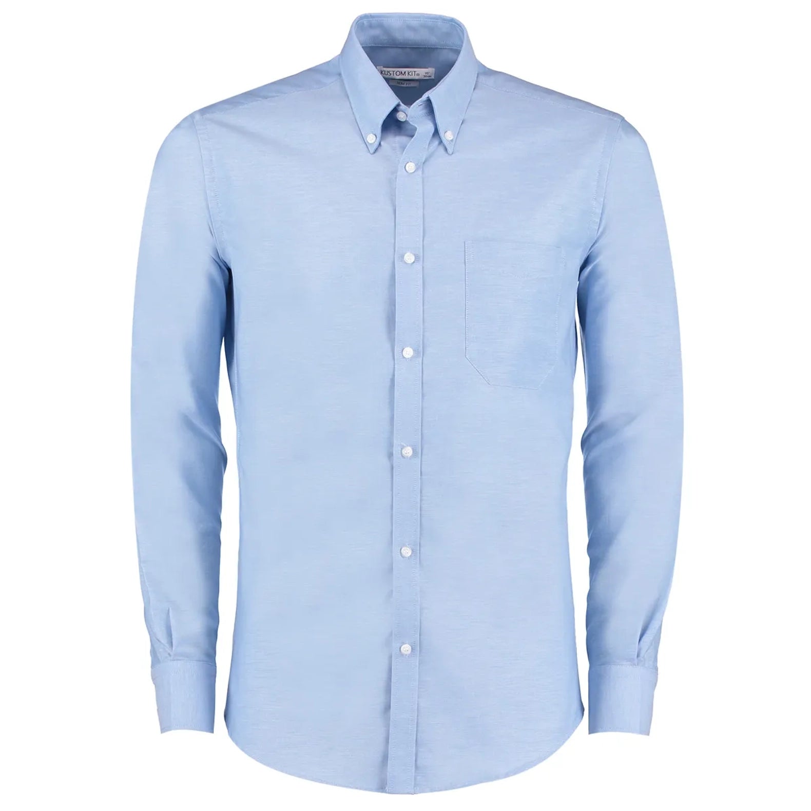 Kustom Kit Slim Fit Workwear Oxford Shirt Long-Sleeved (Slim Fit)