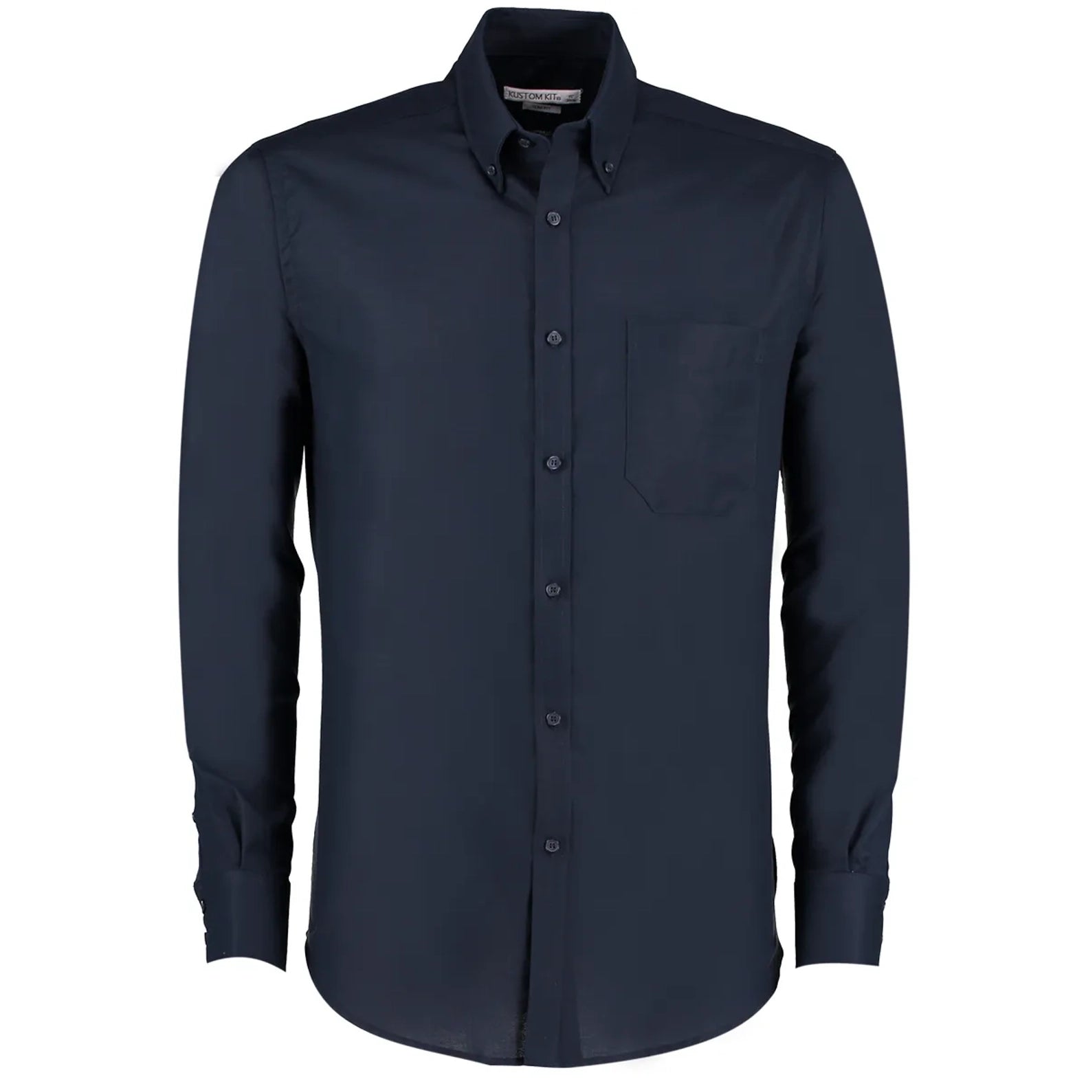 Kustom Kit Slim Fit Workwear Oxford Shirt Long-Sleeved (Slim Fit)