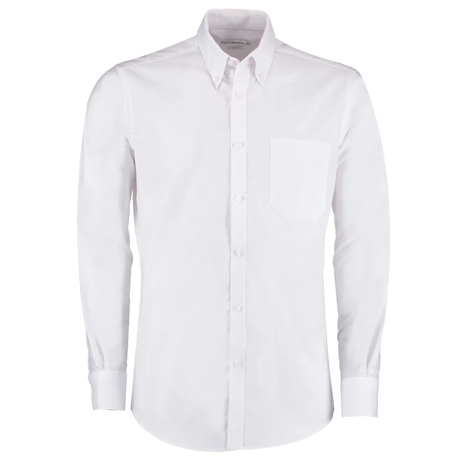 Kustom Kit Slim Fit Workwear Oxford Shirt Long-Sleeved (Slim Fit)