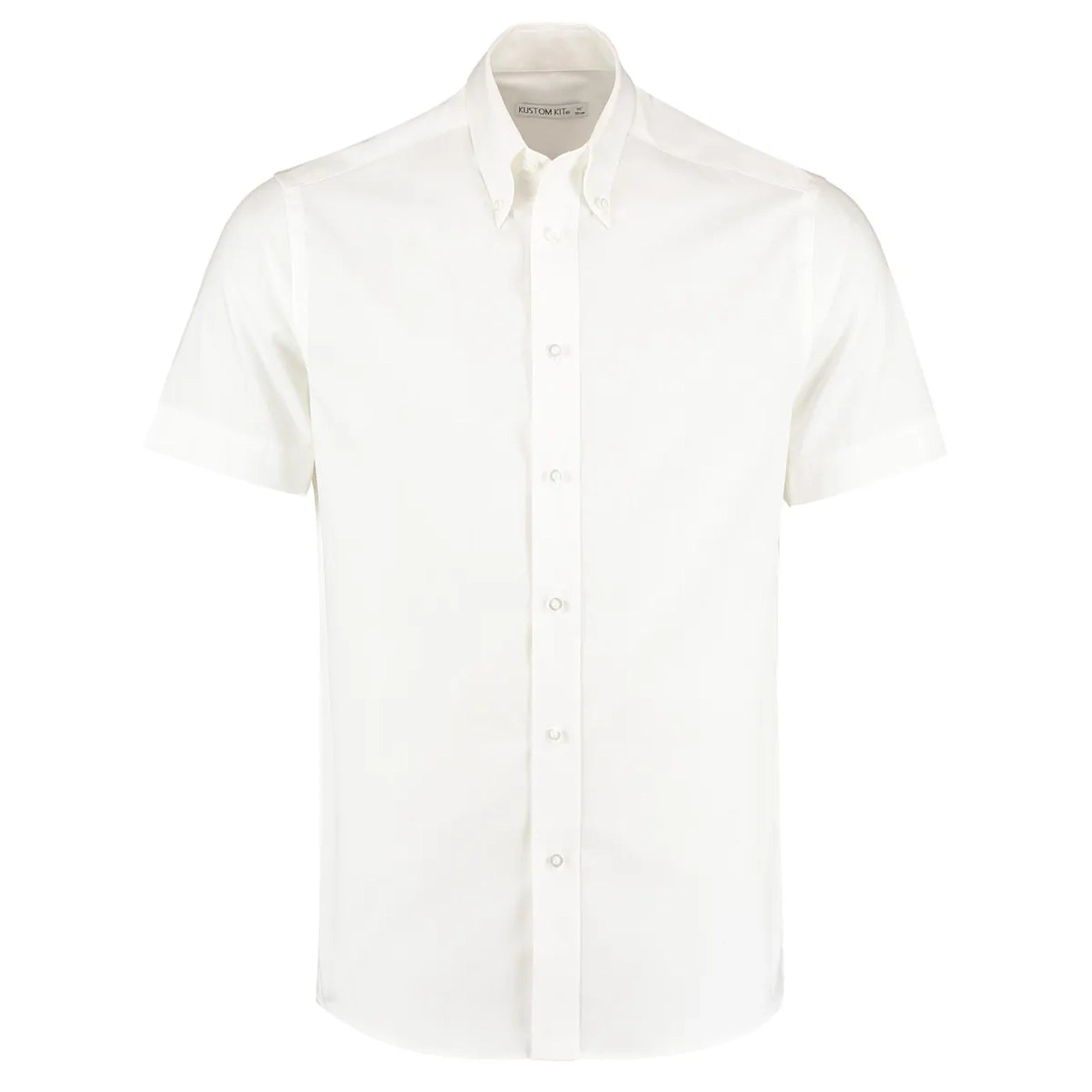 Kustom Kit Premium Oxford Shirt Short-Sleeved (Tailored Fit)