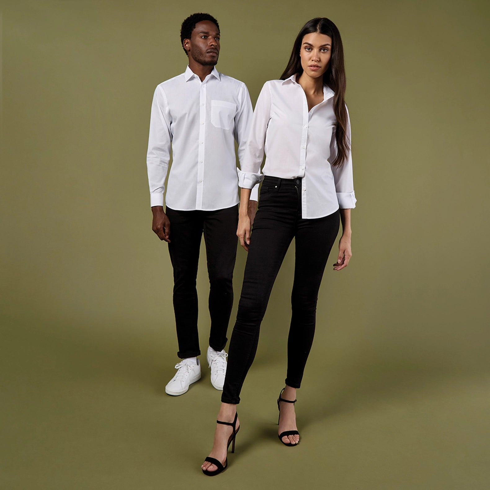 Kustom Kit Poplin Shirt Long-Sleeved (Tailored Fit)
