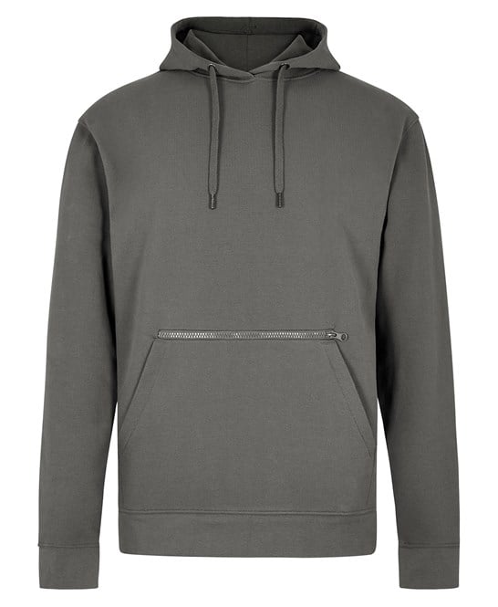 Kustom Kit KK338 Regular Fit Piqué Hoodie With Zipped Pocket
