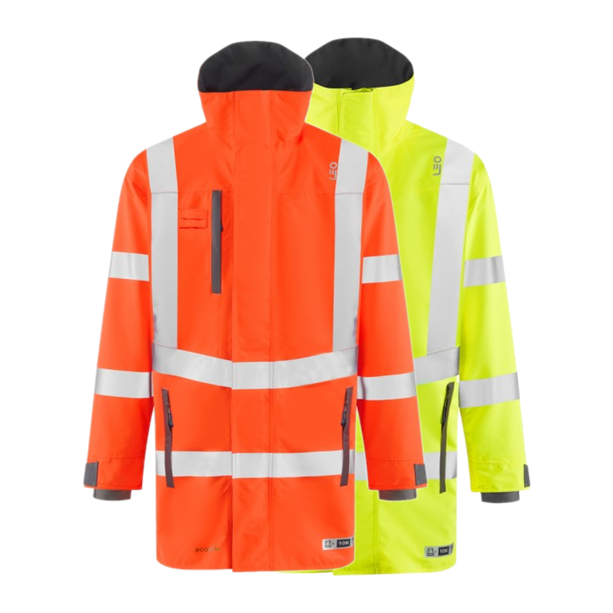 Leo Workwear EASTLEIGH Leo EcoViz 10K Performance Breathable Anorak