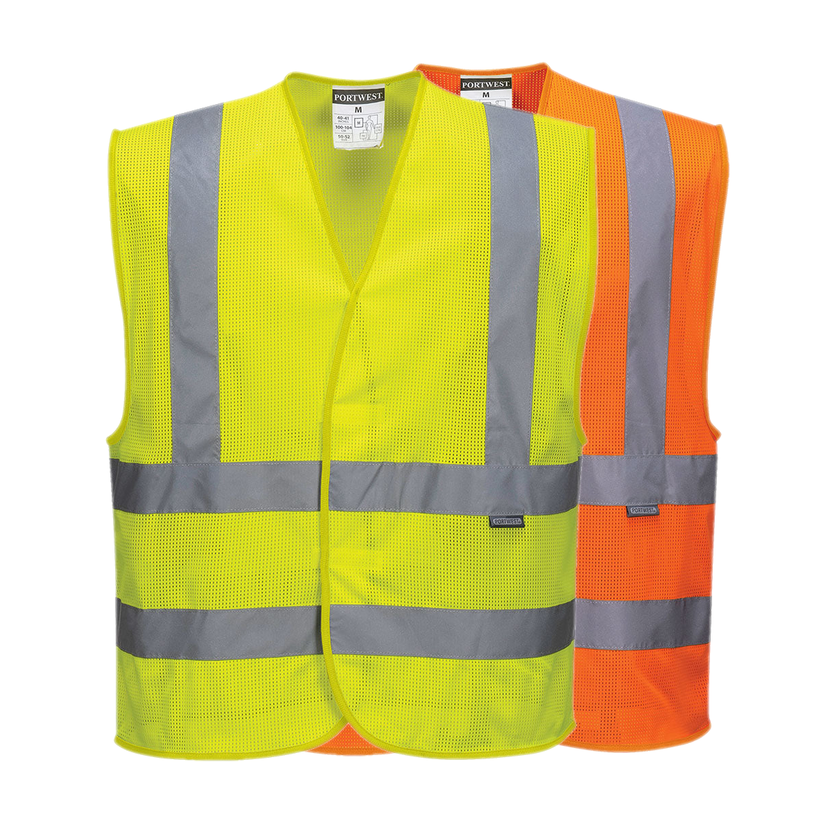Portwest Hi-Vis Mesh Band and Brace Vest Yellow