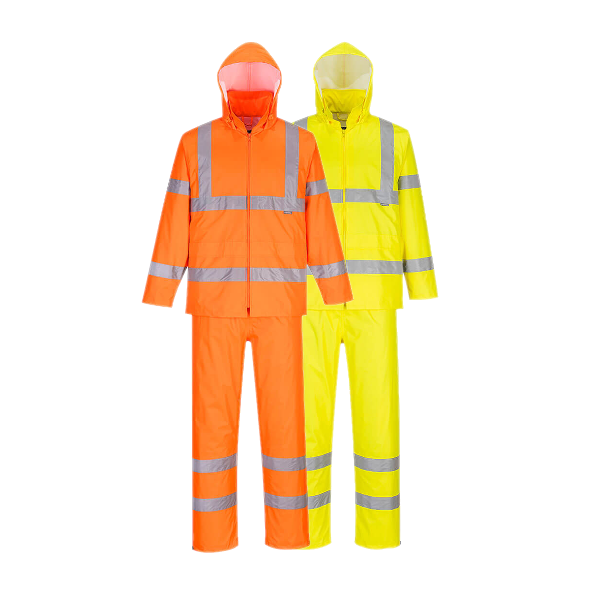 Portwest Hi-Vis Packaway Rain Suit