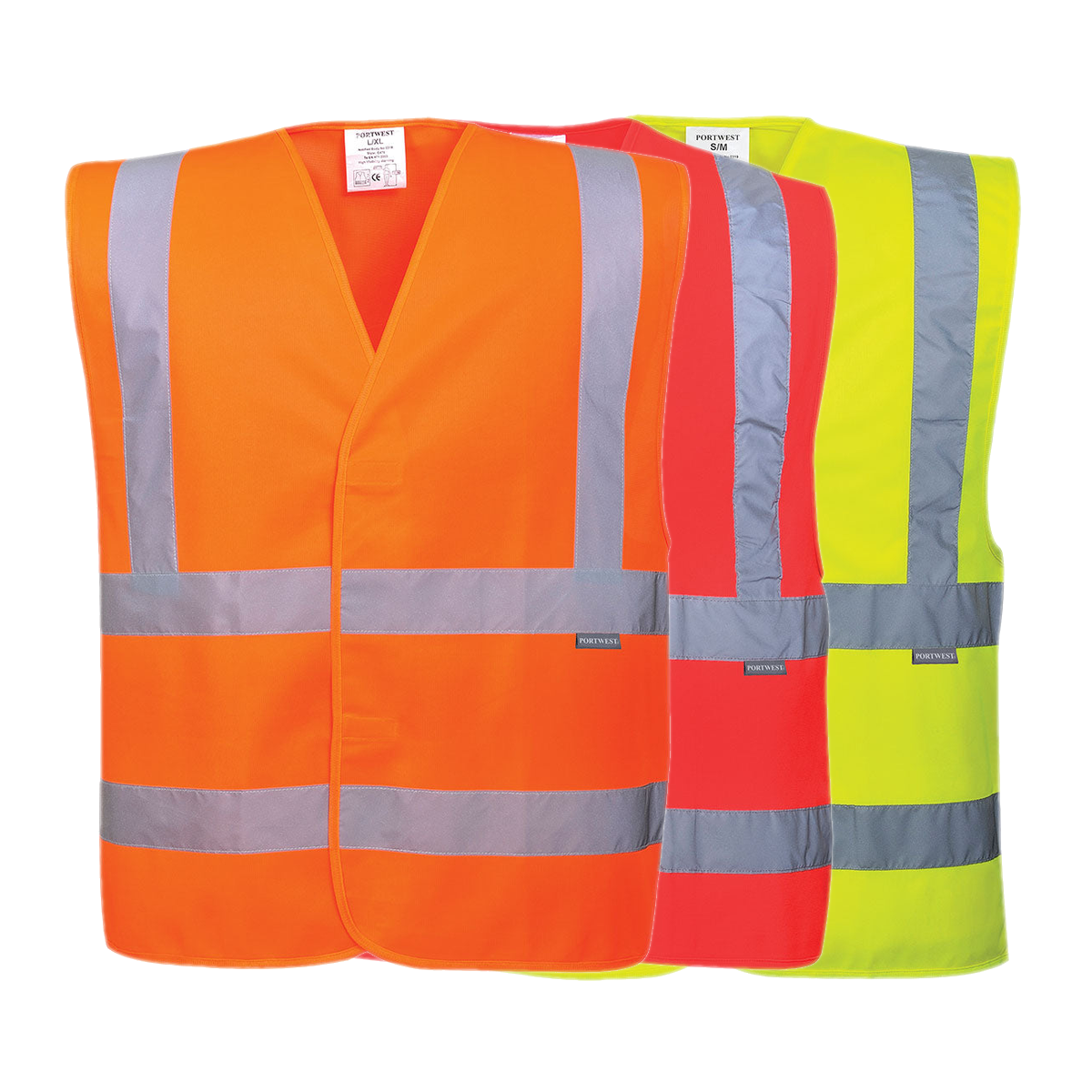 Portwest Hi-Vis Two Band & Brace Vest