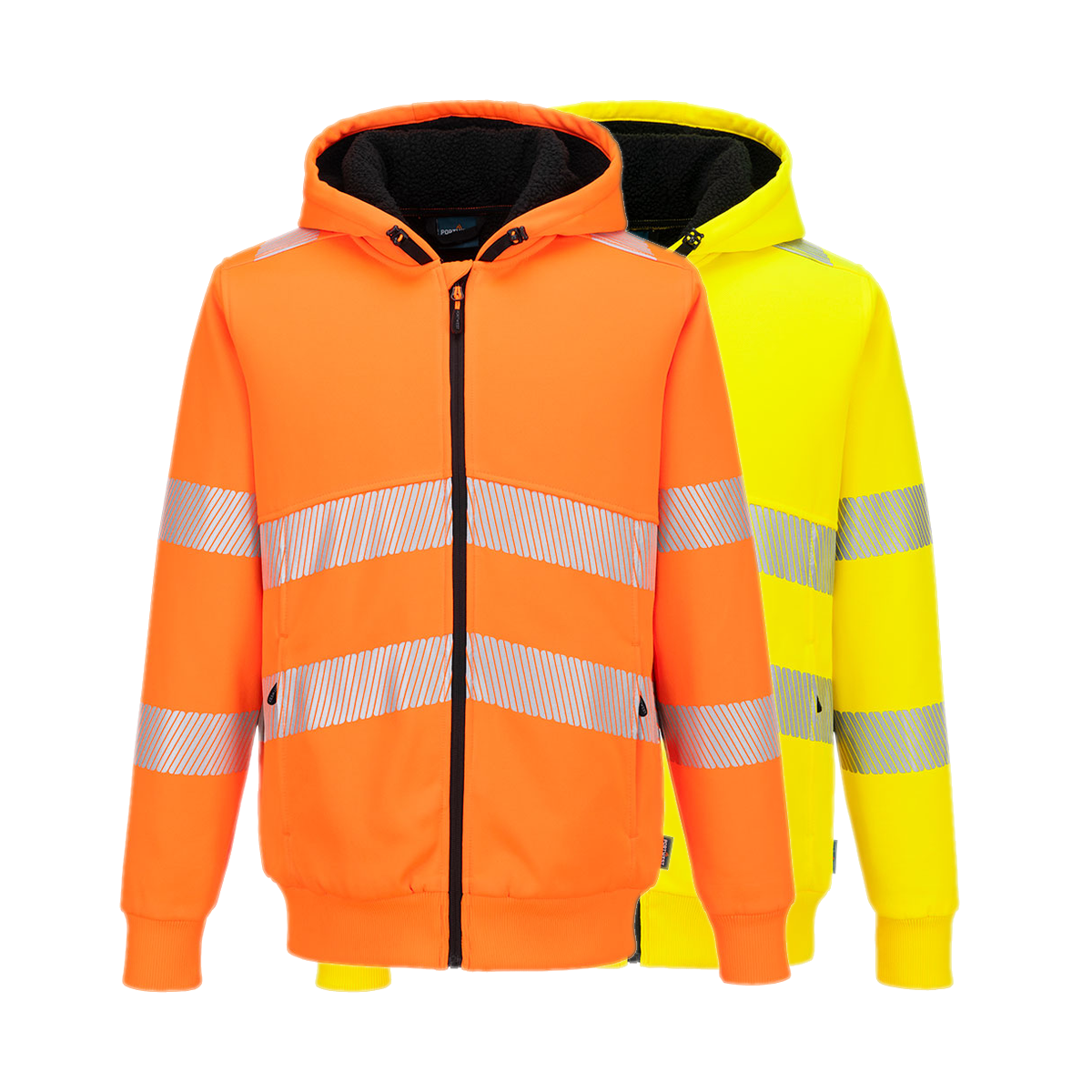 Portwest PW321 Hi-Vis Zipped Winter Hoodie