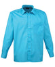 Premier Long Sleeve Poplin Shirt - Turquoise